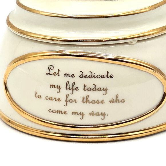 Ardleigh Heirloom Nurse Porcelain Nursing Caring Music Box Care Giving VTG 2002 - Picture 3 of 11